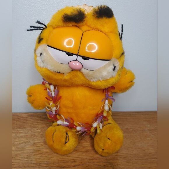 1978 Hawaii Garfeild 10in plush by Dakin Fun farm - Picture 2 of 6